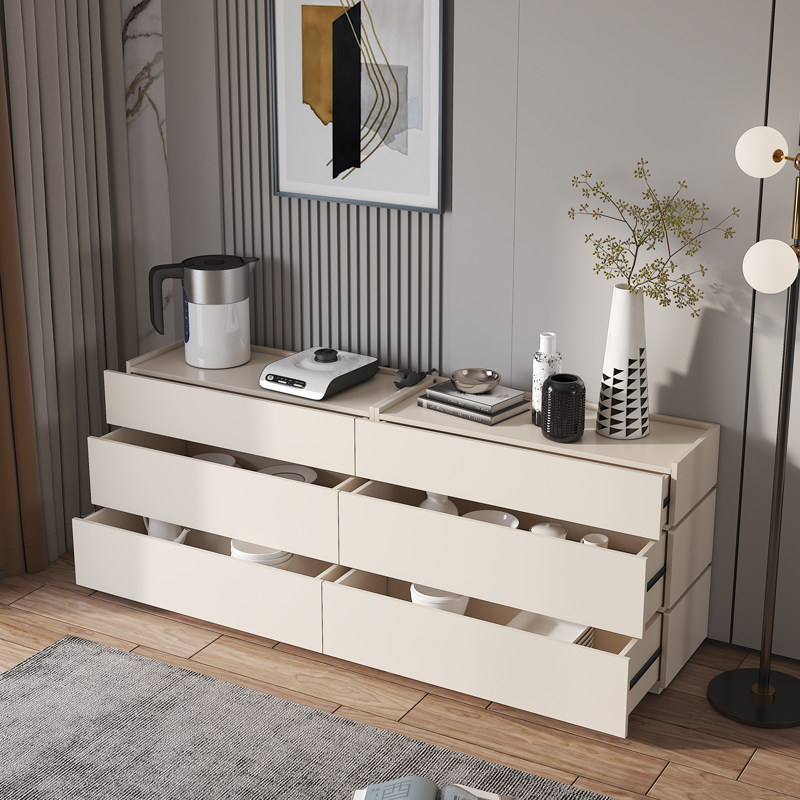 五斗柜实木卧室储物电视柜旁小边柜轻奢高级感客厅收纳抽屉床尾柜,淘宝优惠券,粉丝福利购,淘宝优惠卷