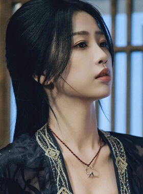 云之羽虞书欣云为衫同款项链中古饰品编织红绳云雀吊坠新中式颈链