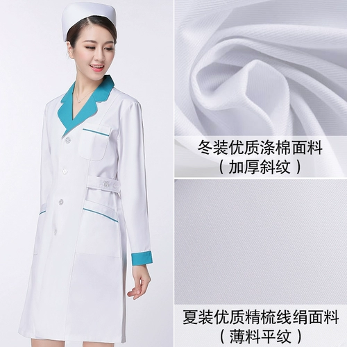 Белый халат, летняя тонкая униформа медсестры для работы, короткий рукав, для салонов красоты