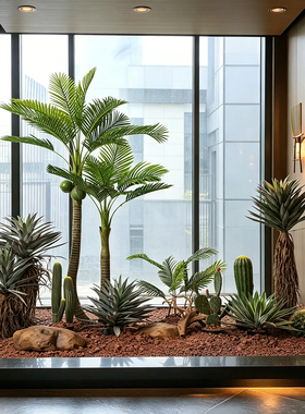 高级仿真仙人掌沙生植物造景摆件