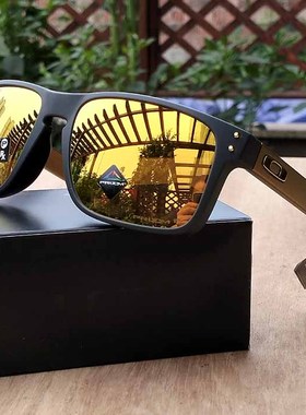 正品可验证太阳镜墨镜OO9244开车男偏光运动休闲PRIZM HOLBROOK