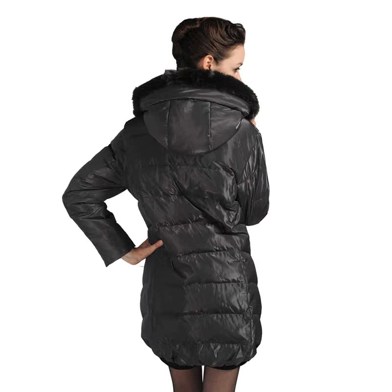 多个尺码【寒思】中长款加肥加厚羽绒服