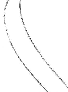 s.deer简约几何双层项链