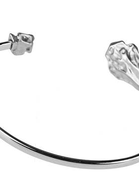 s.deer时尚简约拼接开口镯子