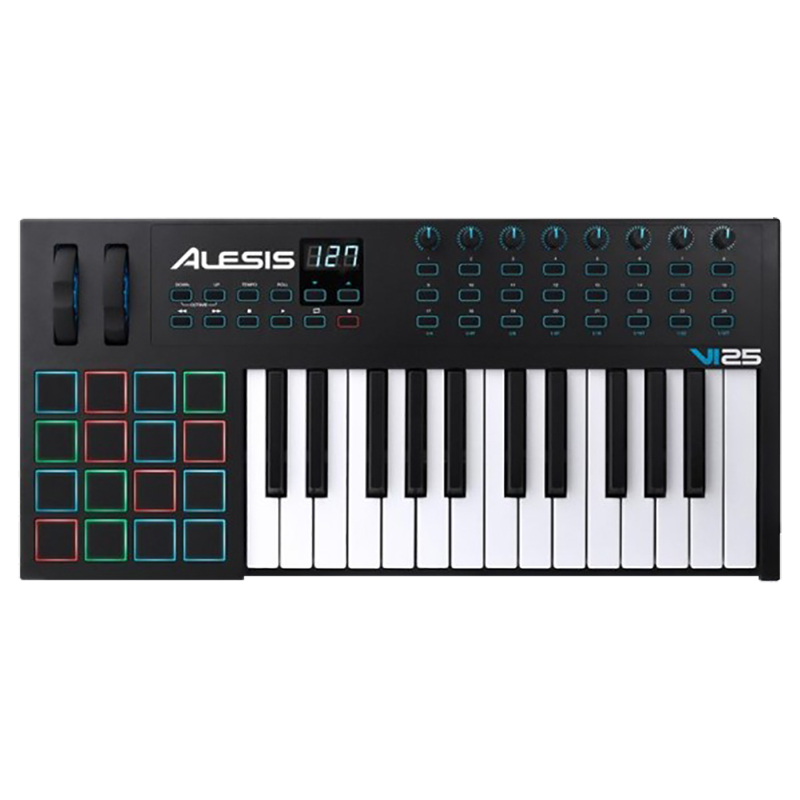 美国 爱丽希思 ALESIS VI25 音乐编作曲MIDI键盘半配重25键控制器 - 图3