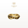 MONOLOGUE Monologue Ancient Persian Classic Leopard Print Lines Gilt Retro Gold Ring