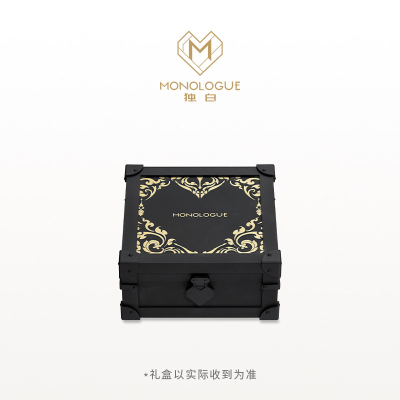 MONOLOGUE Monologue British Museum Cornflower Black Gold Ring MR1397 as a birthday gift