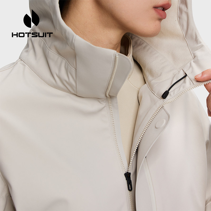 hotsuit后秀运动风衣女士2025春季新款防风拉链户外跑步休闲外套