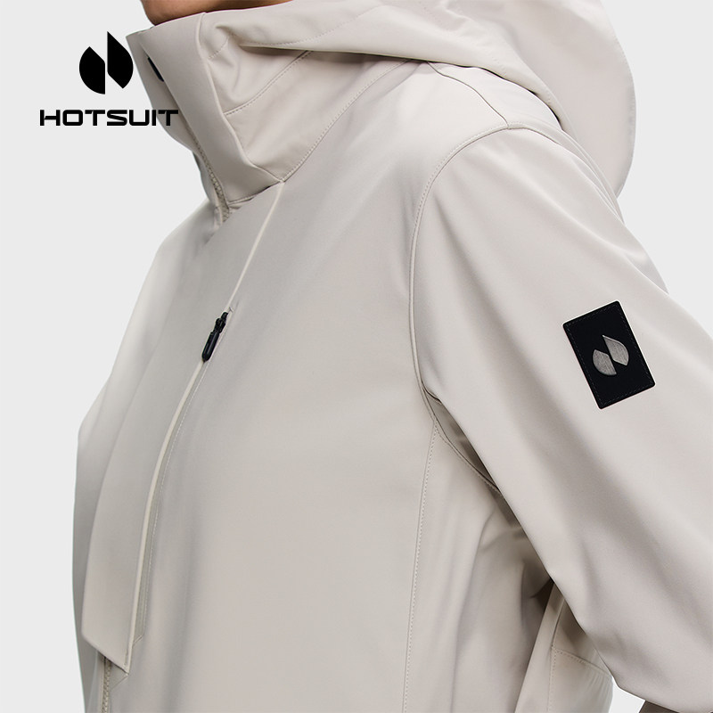 hotsuit后秀运动风衣女士2025春季新款防风拉链户外跑步休闲外套