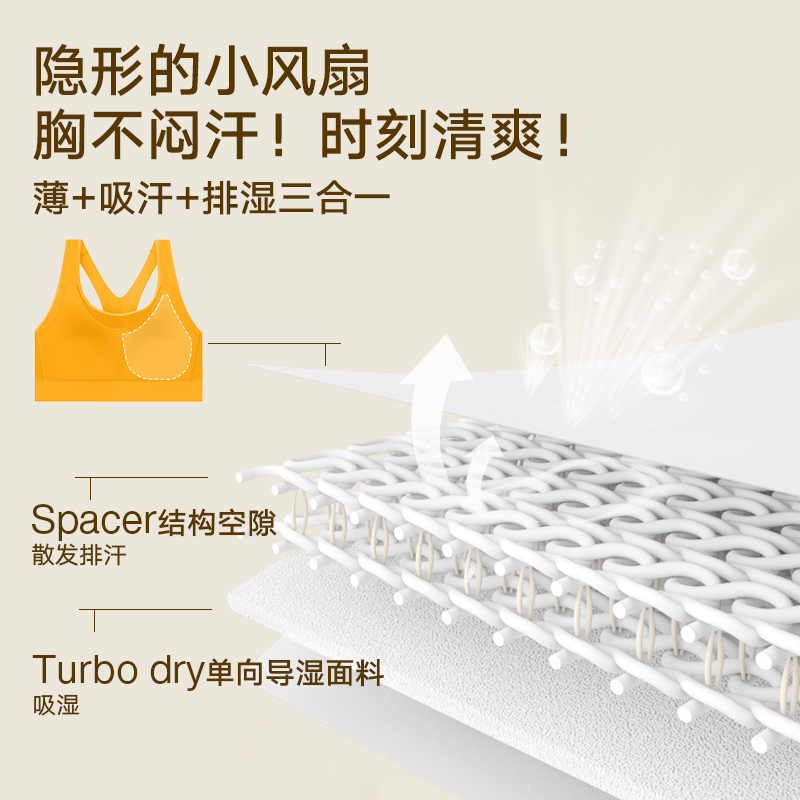 vfu呼吸杯高强度运动防震大胸背心 VFU运动运动文胸