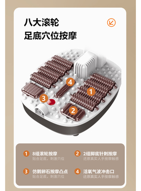 泰昌足浴盆加热恒温泡脚桶