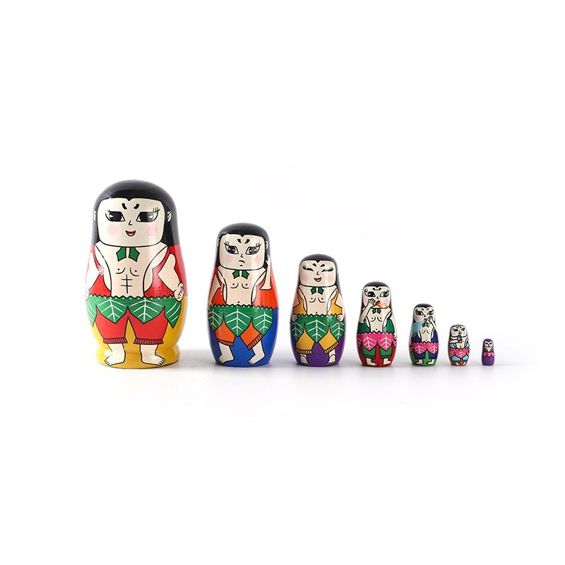 套娃俄罗斯正版葫芦娃套娃玩具女孩中国风男孩7层创意礼物正品-图3