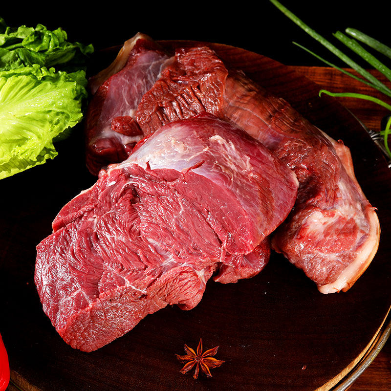 新鲜现杀正宗带皮生鲜河北火烧驴肉 凤太驴肉