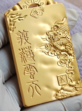 黄铜关公摆件武财神关二爷客厅办公室桌面装饰品