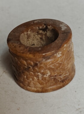 古玩玉器古董捡漏老岫玉高古玉做旧把件旧货收藏吊坠挂件扳指戒指