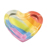 景翠缘 Радужная пепельница в форме сердца ручной работы, форма, комплект