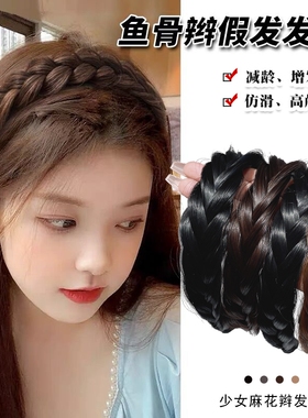 假发女长发发箍假发一体u型半头套长直发自然一片式仿真发假发片