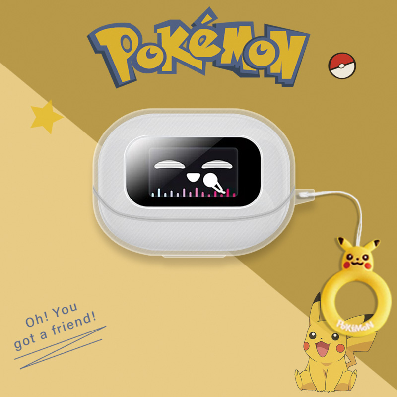 适用1绿联T6Magic蓝牙耳机保护套挂绳绿联t6 magic耳机壳透明新款HiTune创意硅胶防摔触屏T6M软男女卡通可爱 - 图2