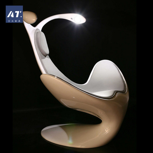 AIVTAI/创意设计师家具manta chair意大利牛皮酒店休闲椅 - 图2