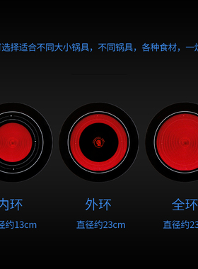 大发热盘双环火不挑锅具火锅烧烤