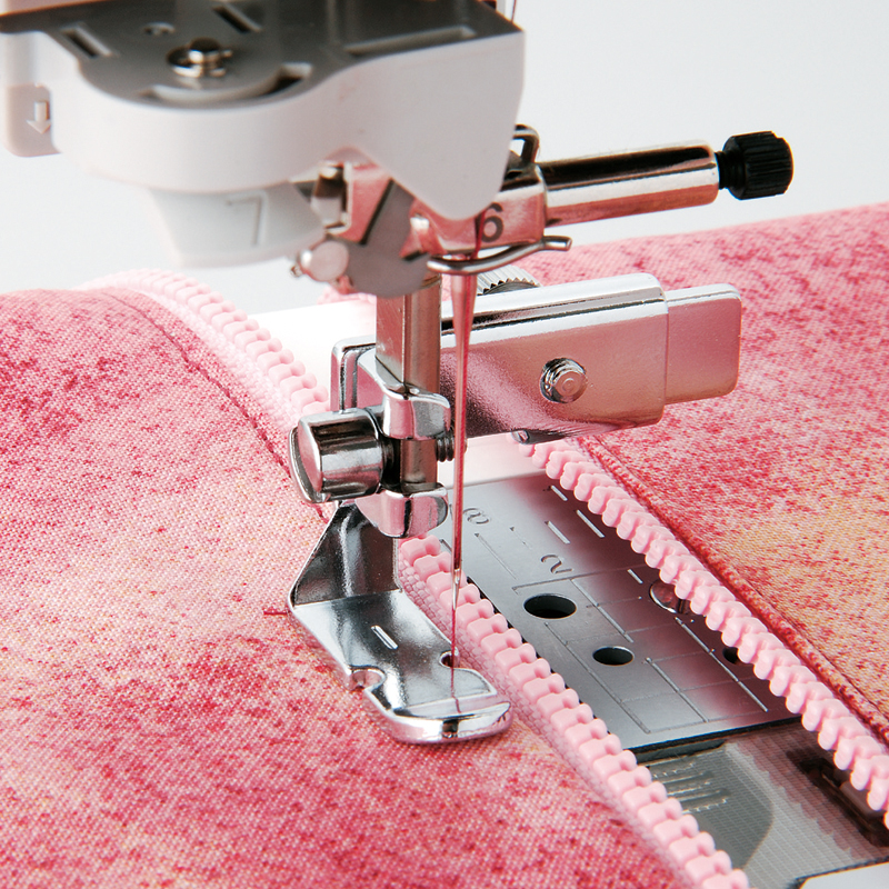兄弟brother家用电动多功能缝纫机原装单边压脚滚边拉链镶绳压脚 - 图0