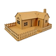 Creative hut cardboard assembly handmade DIY house