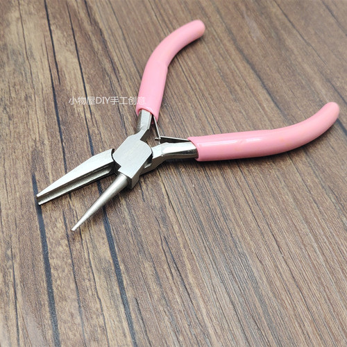 包邮半圆半凹嘴钳卷9针C圈14K金银铜线造型工具DIY首饰绕线珠宝钳 - 图0