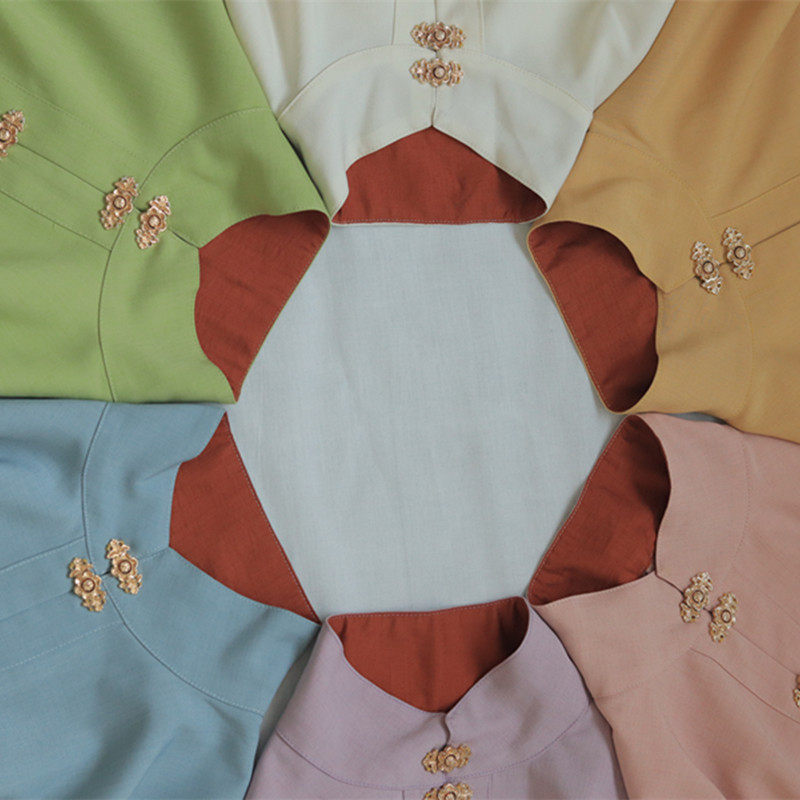 【两三松】立领弓袋袖秋冬日常通勤外套窄袖对襟明制汉服蕾丝比甲,淘宝优惠券,粉丝福利购,淘宝优惠卷