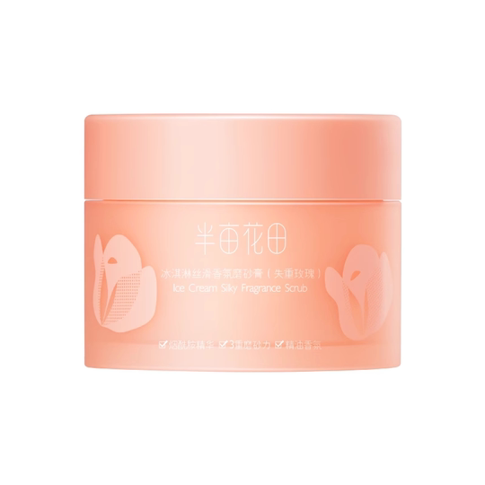 Douyin's popular half-acre flower field body scrub