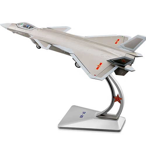 真兄弟1:60歼20战斗机模型仿真合金j20隐形飞机模型军事航模礼品 - 图2
