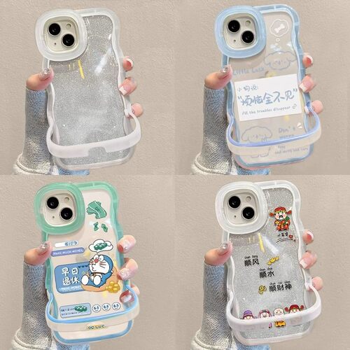 适用于华为mate80promax手机壳mate60新女款pura70ultra可爱隐形双支架mate50硅胶荣耀500/400简约纯壳nova14-图3