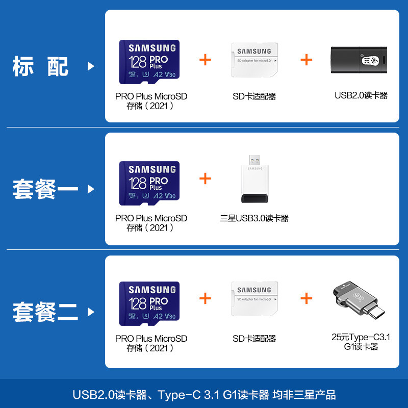 Карта памяти MicroSD Samsung PRO Plus 128GB