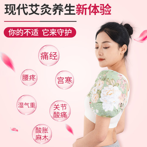 艾灸宝电加热家用暖宫神器艾绒草肚子理疗包热敷袋艾宝腰带熏蒸仪 - 图3