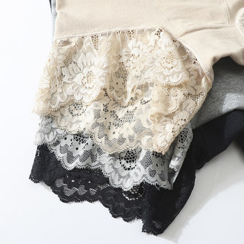 underwear ແມ່ຍິງແອວສູງຄວາມປອດໄພ Pants Pure Cotton Bottom Crotch Anti-Exposed ສະດວກສະບາຍແມ່ຍິງສັ້ນ hip ຂະຫນາດໃຫຍ່ກວມເອົາ seamless Boxer Briefs