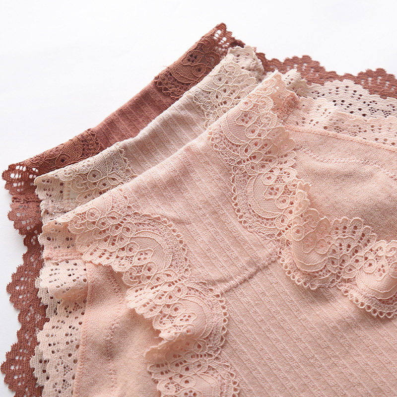 中腰内裤女性感纯棉裆女士三角短裤中腰蕾丝简约透气包臀无痕少女,淘宝优惠券,粉丝福利购,淘宝优惠卷
