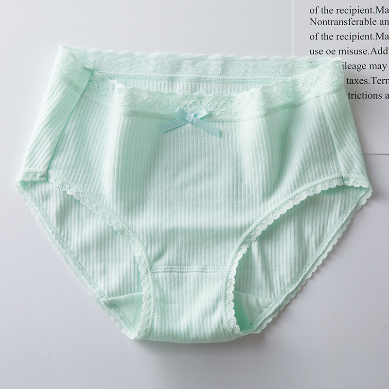 中腰纯棉女内裤全棉裆舒适透气大码蕾丝舒适三角短裤包臀简约柔软,淘宝优惠券,粉丝福利购,淘宝优惠卷