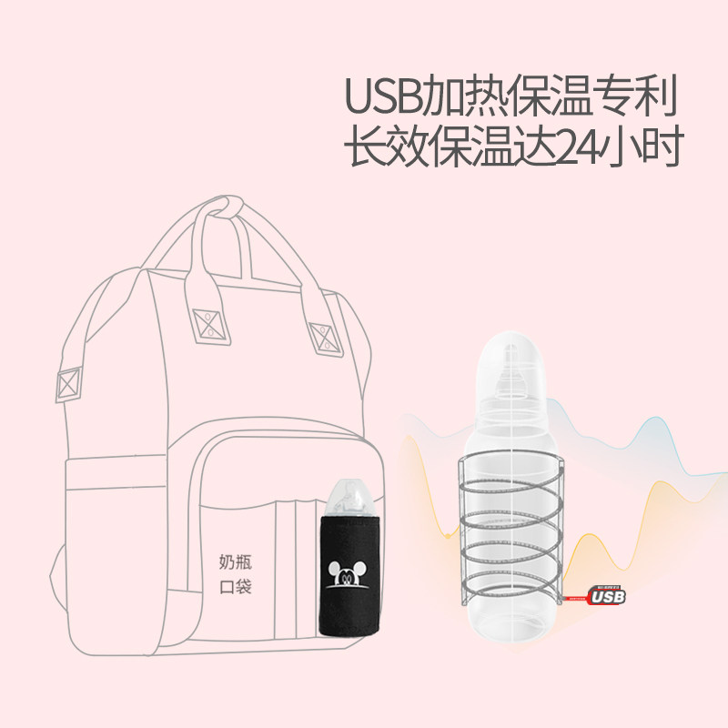 迪士尼妈咪包2019新款母婴双肩背包 童童乐母婴妈咪包/袋