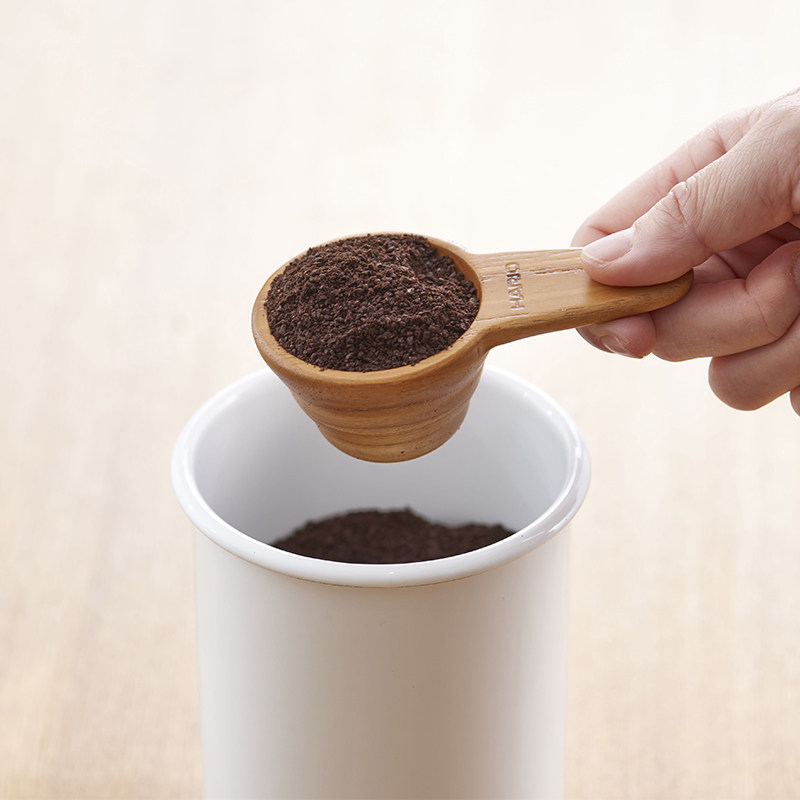 HARIO不锈钢咖啡量勺铜勺 12g咖啡豆勺咖啡粉计量匙定量勺短柄勺-图2
