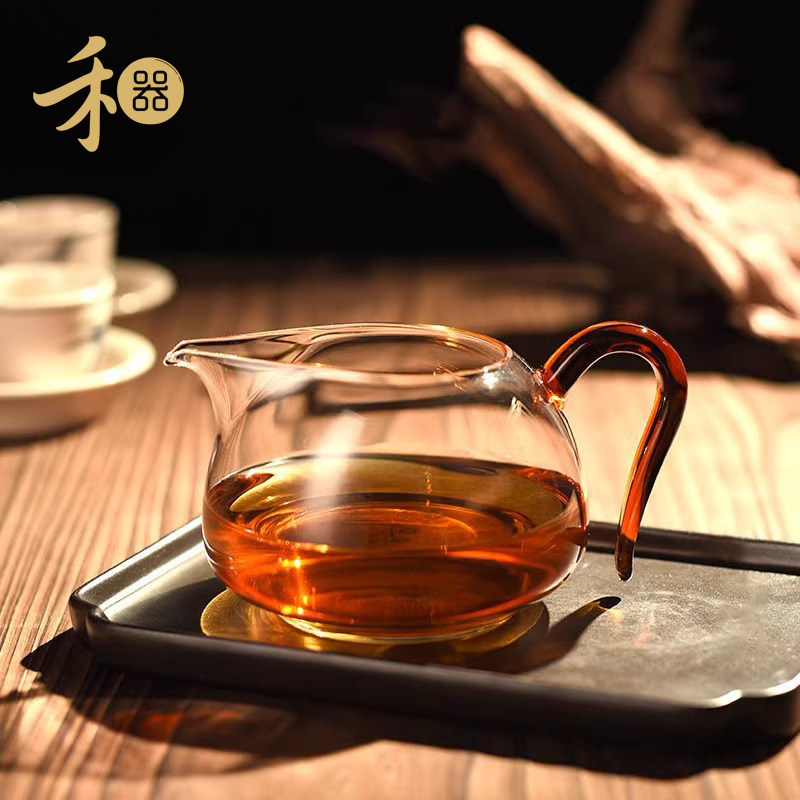 【禾器官方店】禾器淡然茶海高硼硅玻璃公道杯手工蛋盅茶具380ml,淘宝优惠券,粉丝福利购,淘宝优惠卷