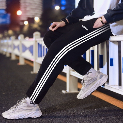 Adidas, осенние тонкие штаны, свободный прямой крой