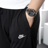 Nike, дышащие трикотажные штаны, для бега, свободный прямой крой