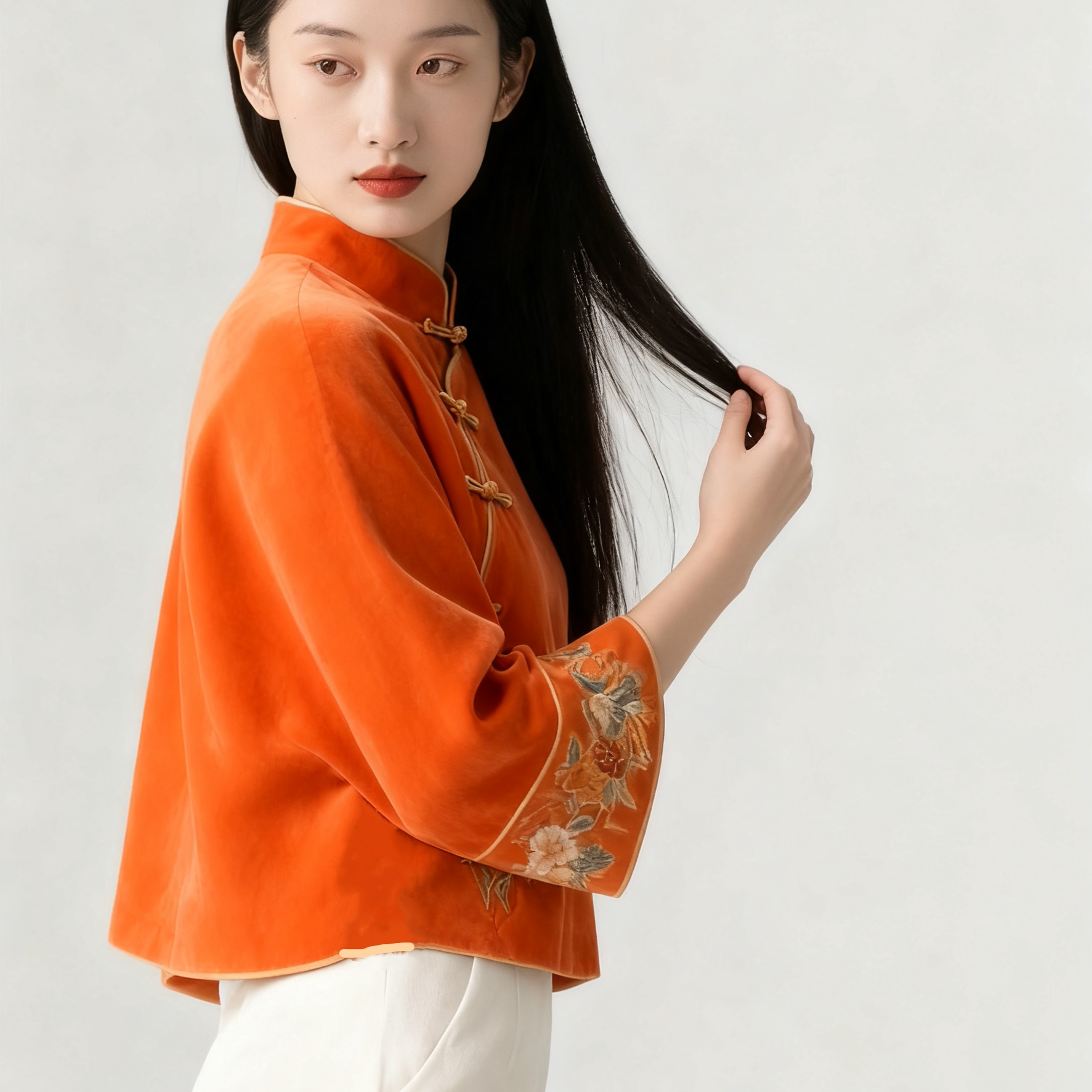 新中式女装国风上衣禅意高端精致唐装衬衫外套小衫女秋季新款 - 图0