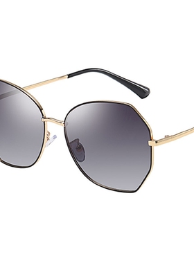 圆脸街拍女士时尚风渐进偏光眼镜