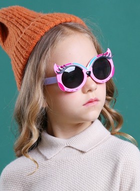 墨镜儿童个性风卡通眉毛太阳眼镜