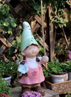 幼儿园小夜灯景观园林摆件复古