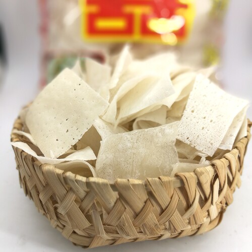 洪阳粿汁潮汕特产正宗普宁粿汁皮干果汁皮500克早餐宵夜餐饮食堂 - 图0