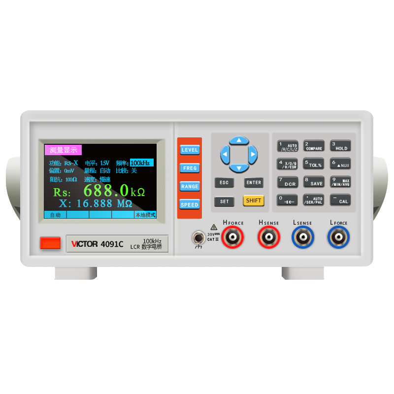 胜利VC4090A/VC4091C高精度台式LCR数字电桥电阻电感电容表测试仪-图3