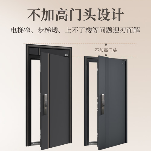 星月神防盗门进户门家用新款入户门甲级门官方安全门带智能锁大门 - 图0