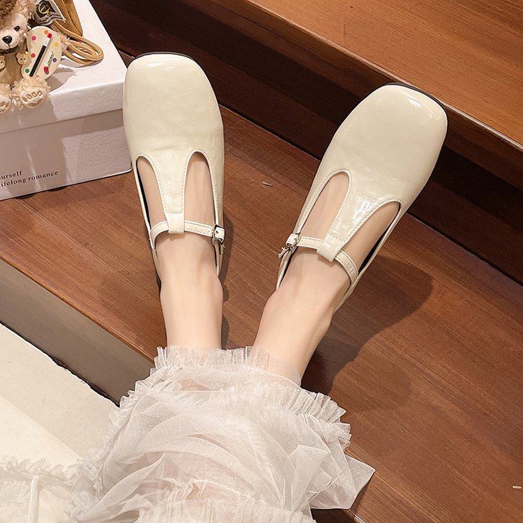 2026春季新款英伦风简约单鞋女学生百搭时尚一脚蹬平底玛丽珍单鞋,淘宝优惠券,粉丝福利购,淘宝优惠卷