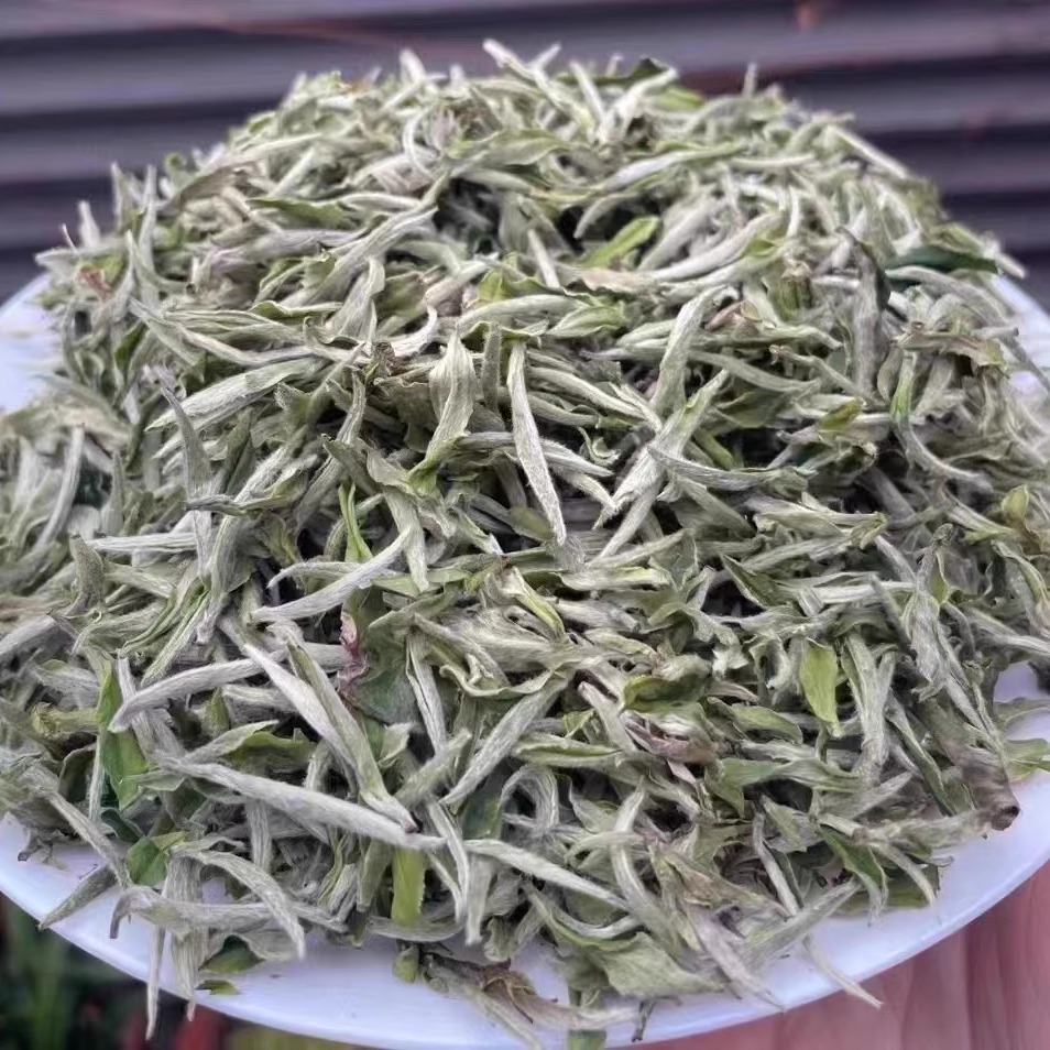 牡丹王2024新茶明前白牡丹高山茶首日芽头采日晒花香白茶散装250g - 图0